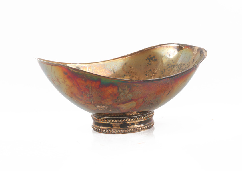 Skål i sterlingsilver, Vera Ferngren för GAB, 1967