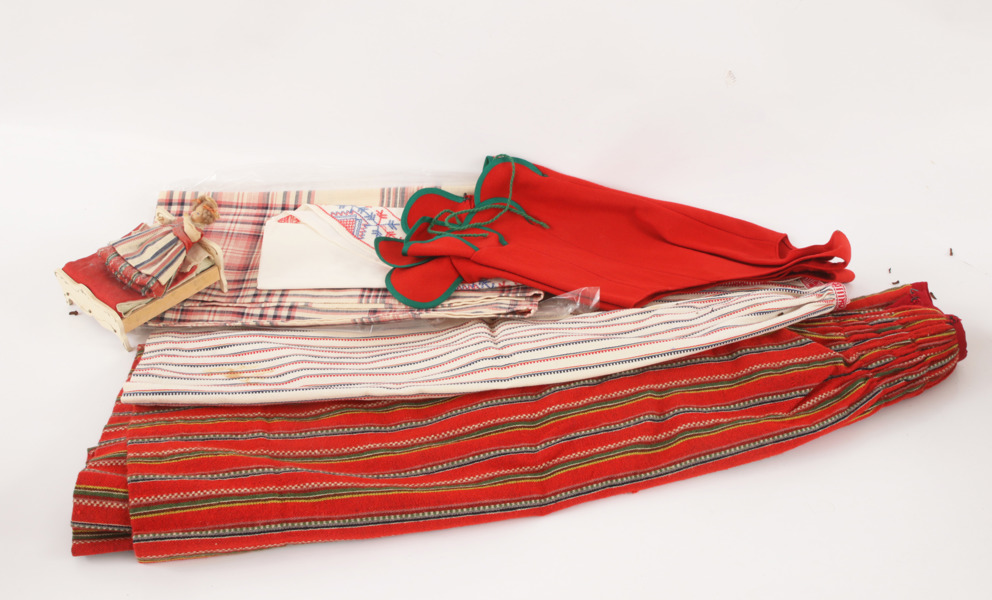 Parti dräktdelar, m.m.