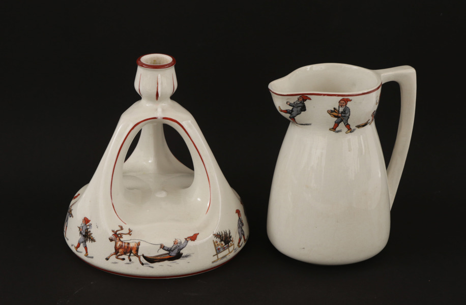 Julporslin 2 delar, Gefle, 1900-talets början