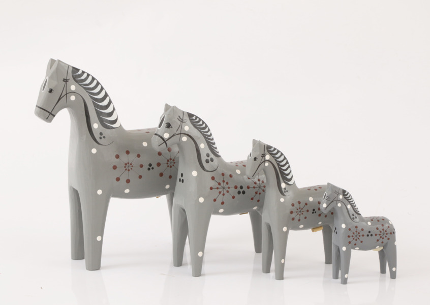 Rättvikshästar 4st, John Gudmunds