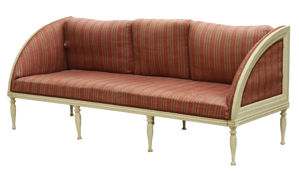Soffa, sengustaviansk, omkring år 1800