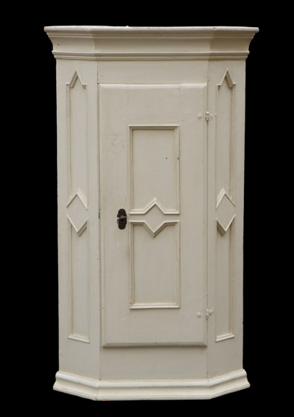 Hörnskåp, allmoge, barock, 1700-tal