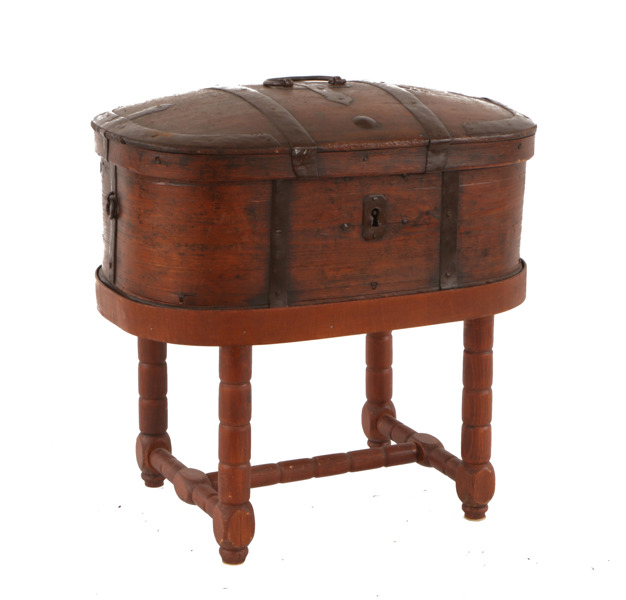 Färdskrin, allmoge, 1800-tal