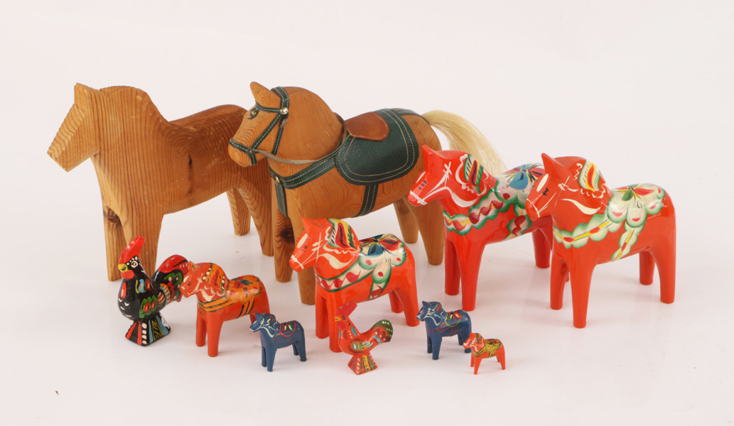 Hästar och dalahästar 11 delar