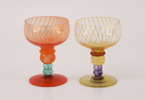 Pokalglas ett par, Kjell Engman för Kosta Boda
