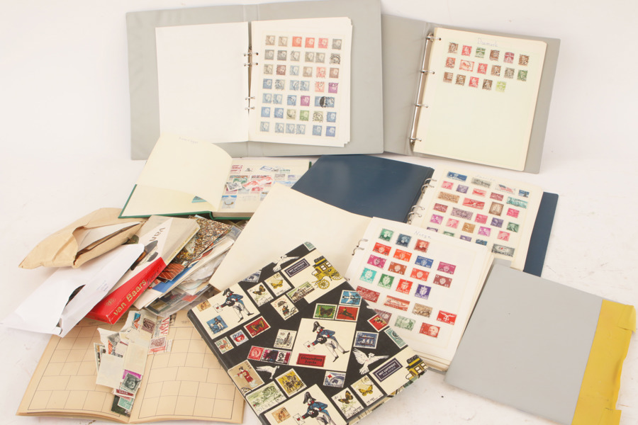 Parti frimärken, bl.a. 1800-tal