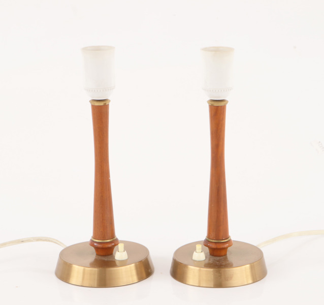 Bordslampor ett par, EAE, 1950/60-tal