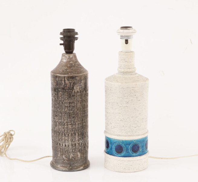 Bordslampor 2st, Bitossi, Italien