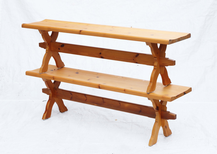 Bänkar ett par, 1900-talets andra hälft