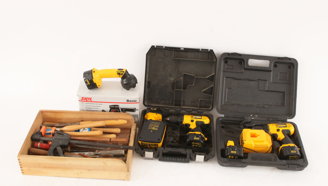 Parti verktyg och maskiner