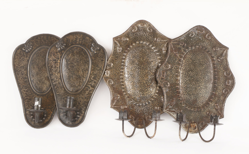 Ljusplåtar 2 par, 1900-talets början