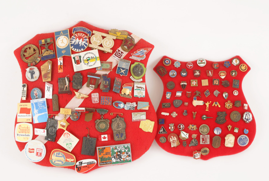 Medaljsköldar med märken 2st