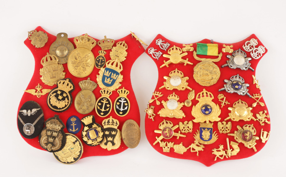 Medaljsköldar med märken 2st