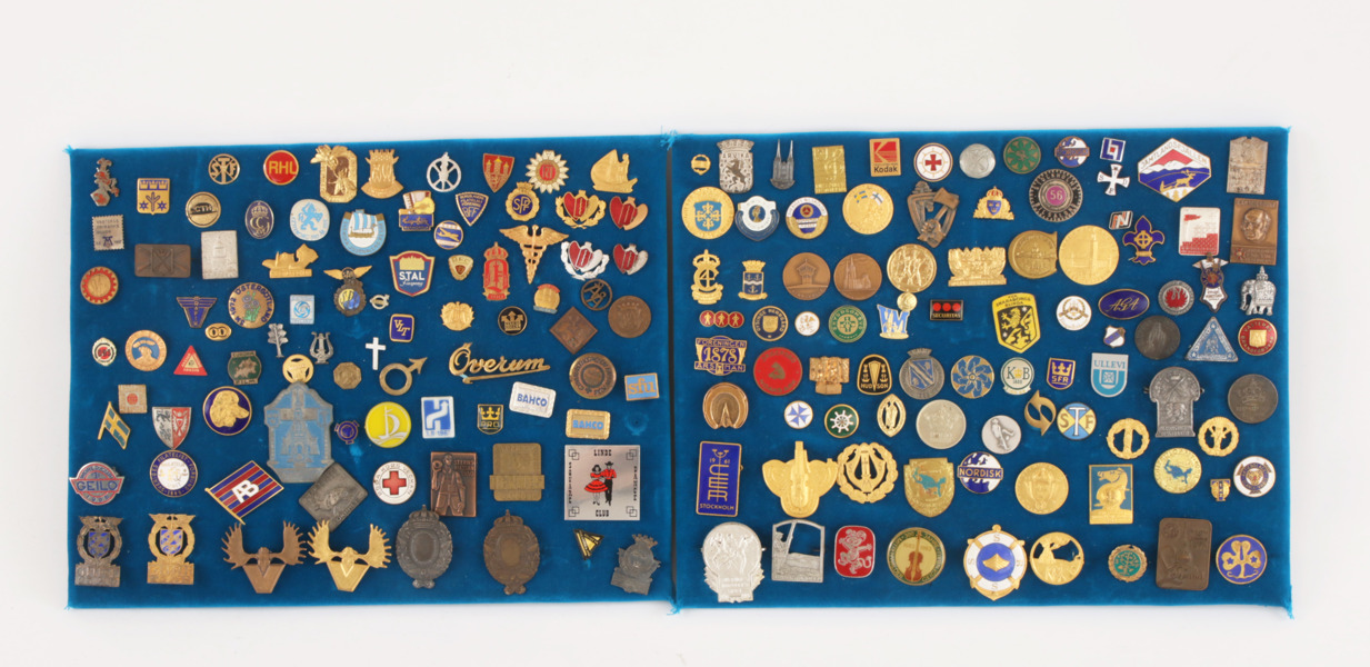 Medaljsköldar med märken 2st