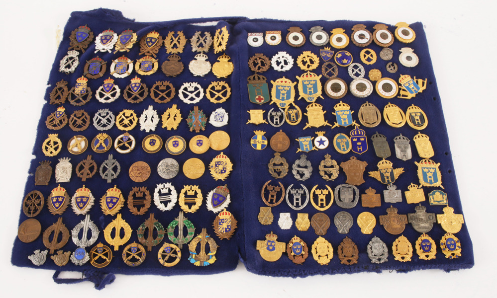 Parti pins och märken, mestadels rörande skytte