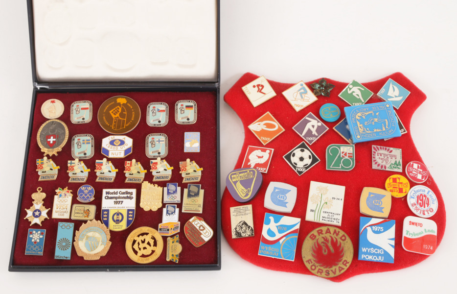 Parti idrottsmärken, m.m.