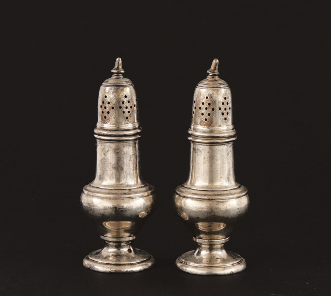 Ströare ett par, sterlingsilver, 1900-tal