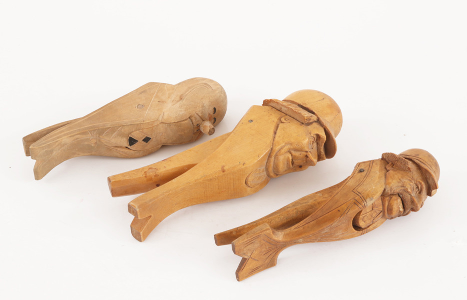 Nötknäppare 3st, 1900-tal