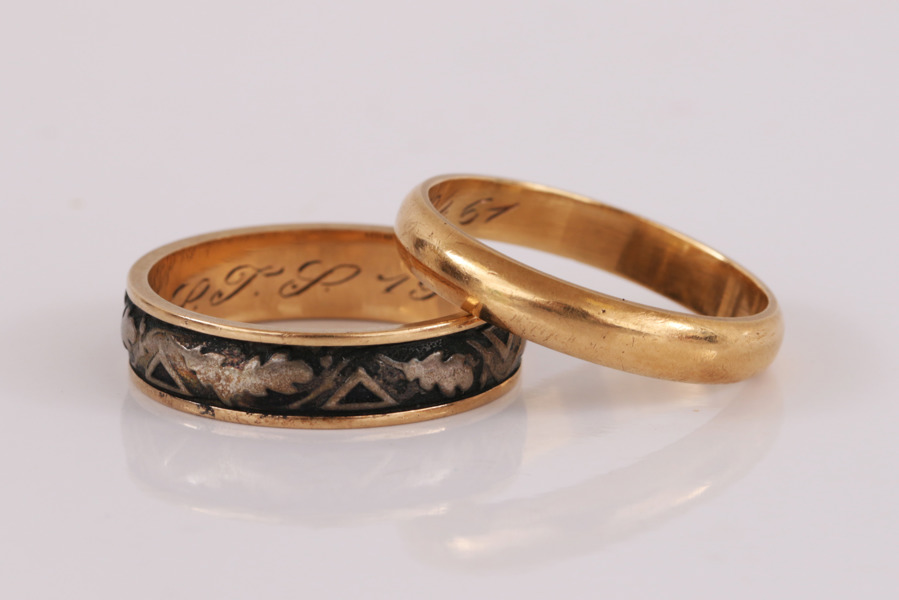 Ringar 2st, 18k