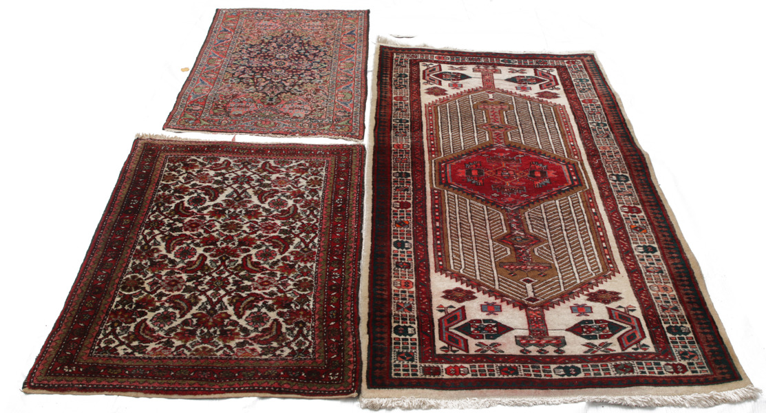 Handknutna mattor 3st, orientaliska