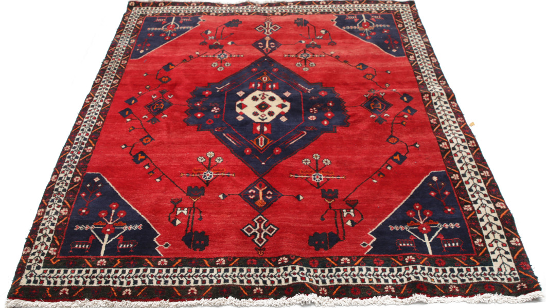 Handknuten matta, orientalisk