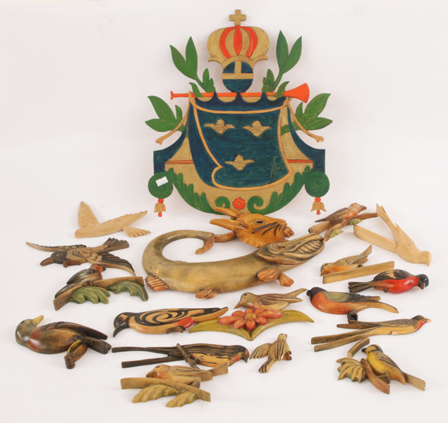 Träskurna reliefer, Mauritz Carlberg