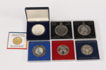 Värdemynt 6st, silver, Sverige