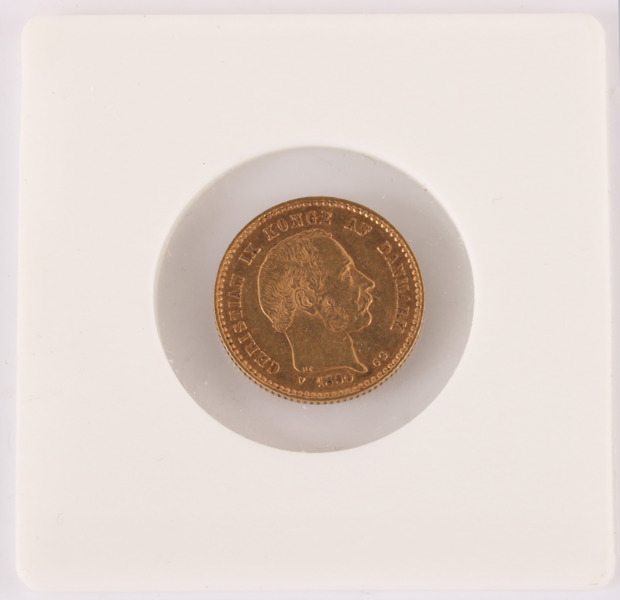 Guldmynt, 10 kroner, Christian IX, Danmnark, 1890