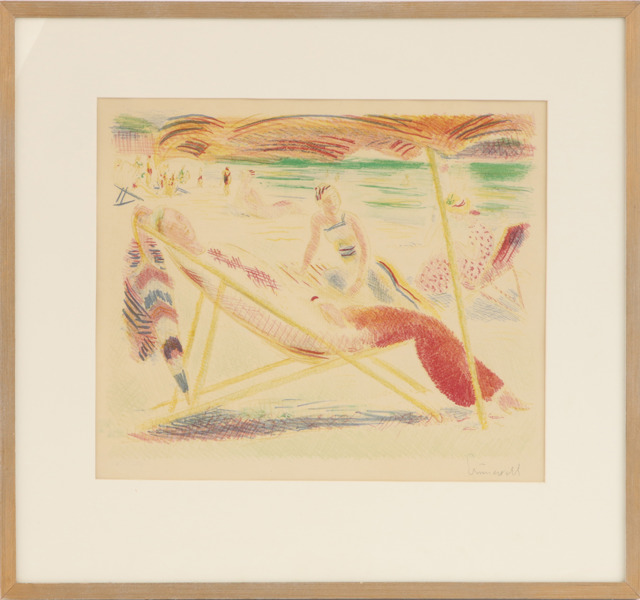 Isaac Grünewald för föreningen Grafisk Konst