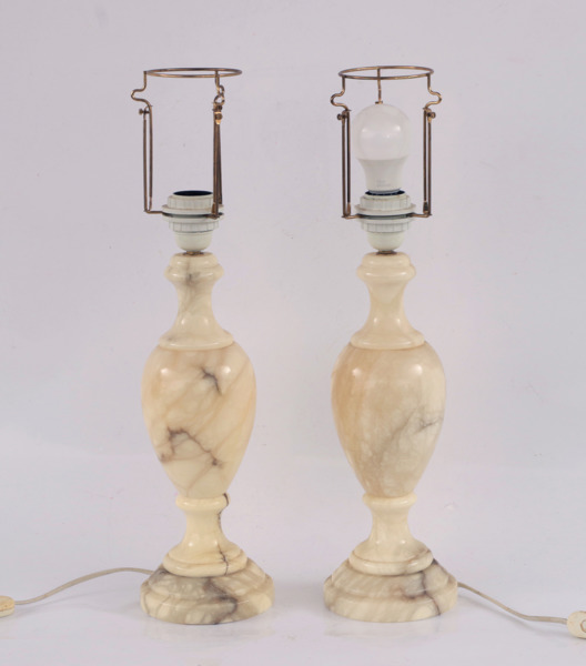 Bordslampor ett par,1900-talets andra hälft