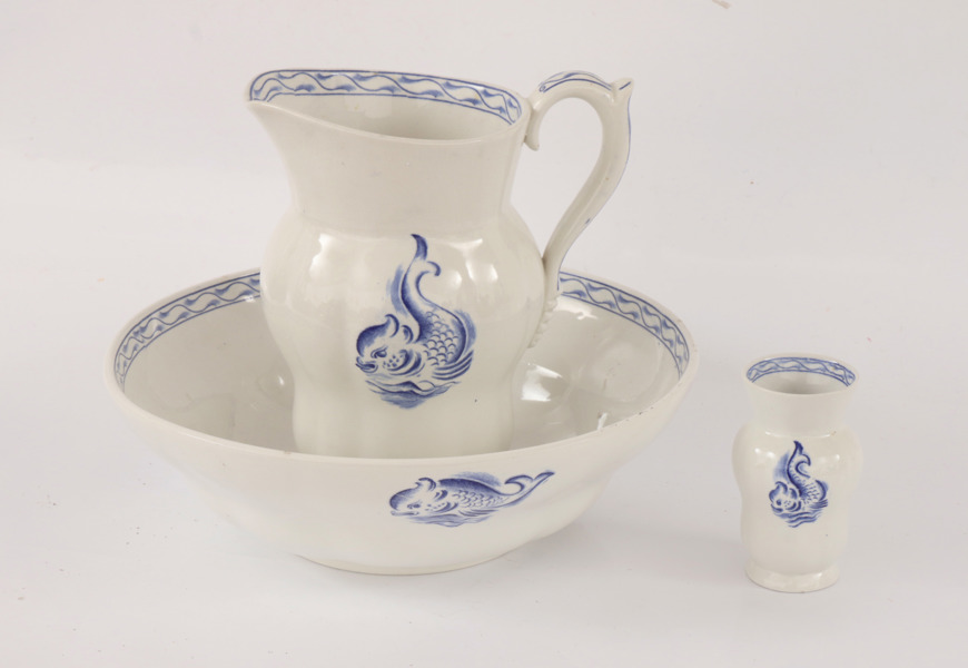 Tvättservis 3 delar, 1900-talets början