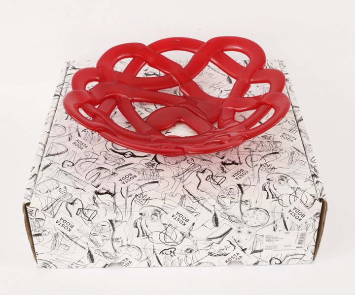 Skålfat, "Basket", Anna Ehrner för Kosta Boda