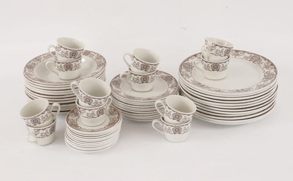 Mat- och kaffeservisdelar, "The duraline", England