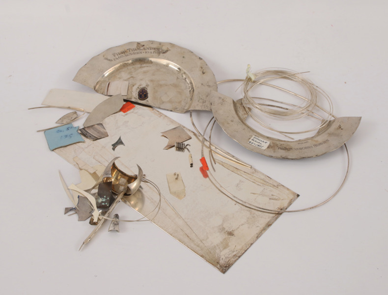 Parti silverföremål