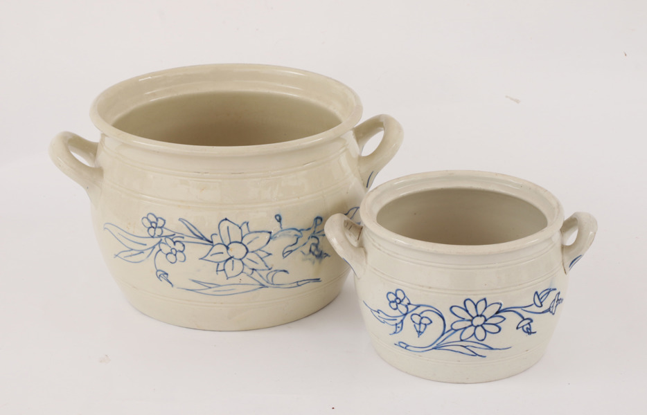 Syltkrukor 2st, Rörstrand, 1900-talets början