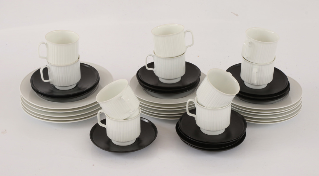 Kaffeservisdelar, Tapio Wirkkala för Rosenthal Studiolinie, Tyskland