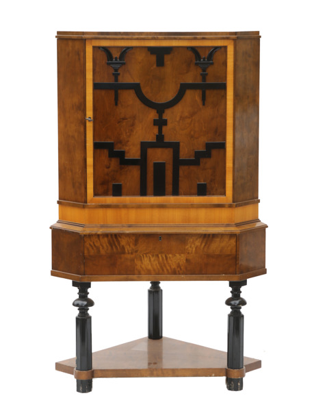 Golvhörnskåp, art deco, 1930-tal