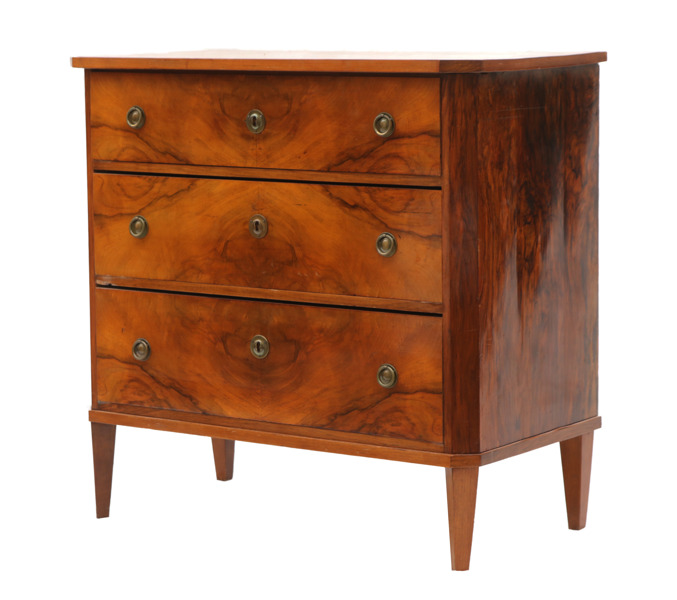 Byrå, gustaviansk stil, omkring år 1900