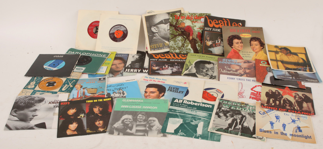 Parti EP-skivor och singlar