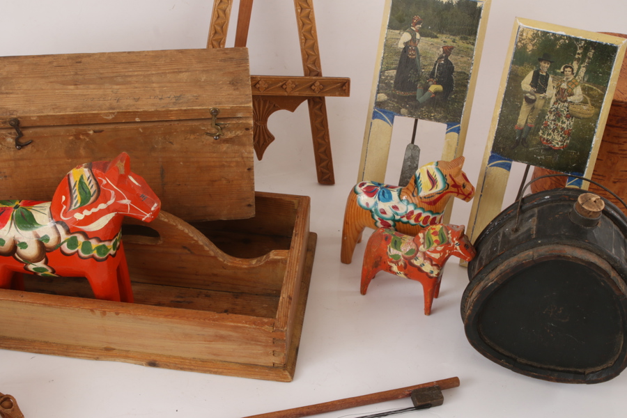 Parti allmogeföremål, m.m.