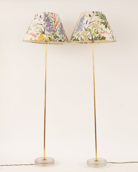 Golvlampor ett par, Falkenbergs Belysning, 1900-talets andra hälft