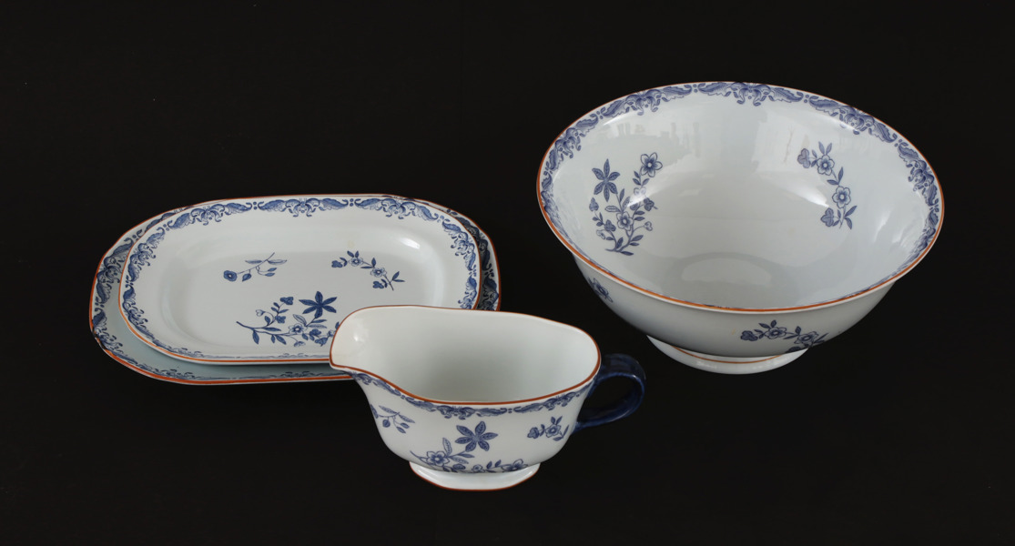 Matservisdelar 4st, "Ostindia", Rörstrand