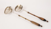 Soppslevar 2st, silver, 1800-tal