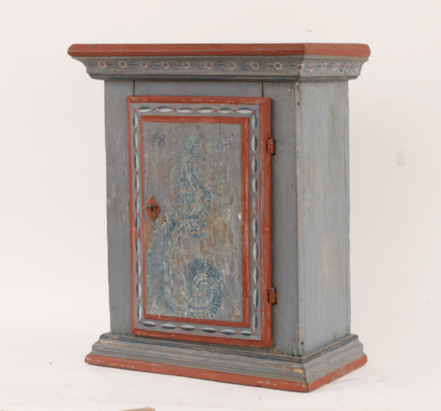 Väggskåp, allmoge, daterat 1868
