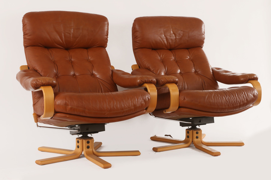 Fåtöljer ett par, 1900-talets andra hälft