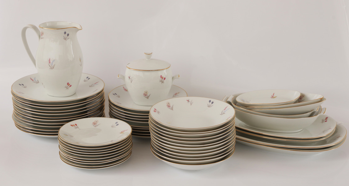 Matservis, Rörstrand, omkring 1900-talets mitt