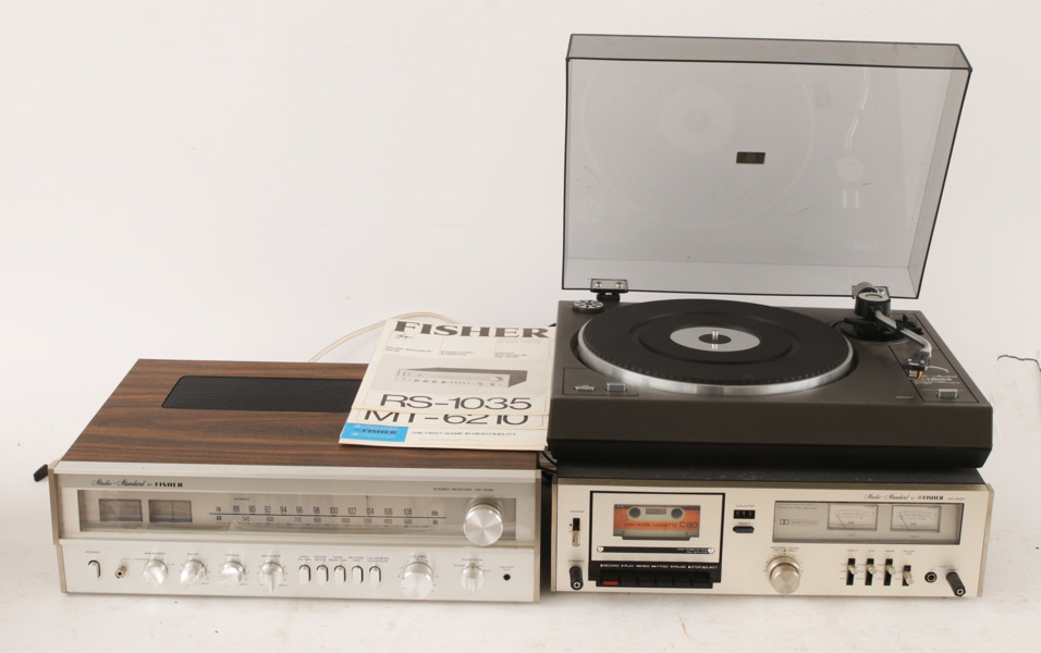 Ljudutrustning 3 delar, Fisher