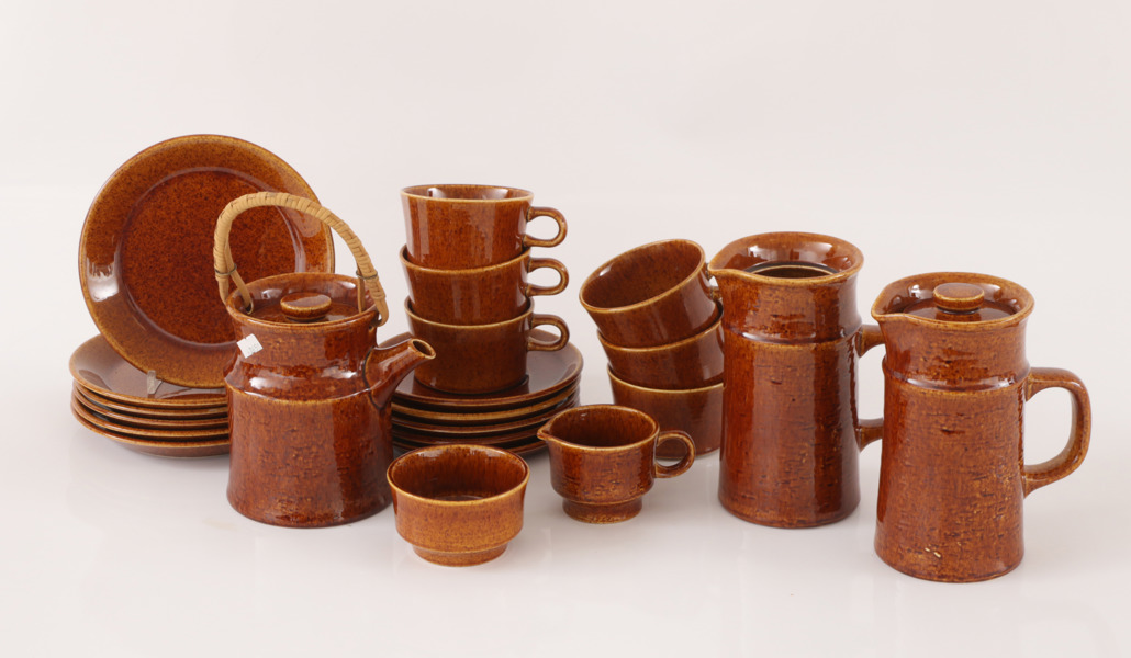 Teservis, "Chamotte", Rörstrand