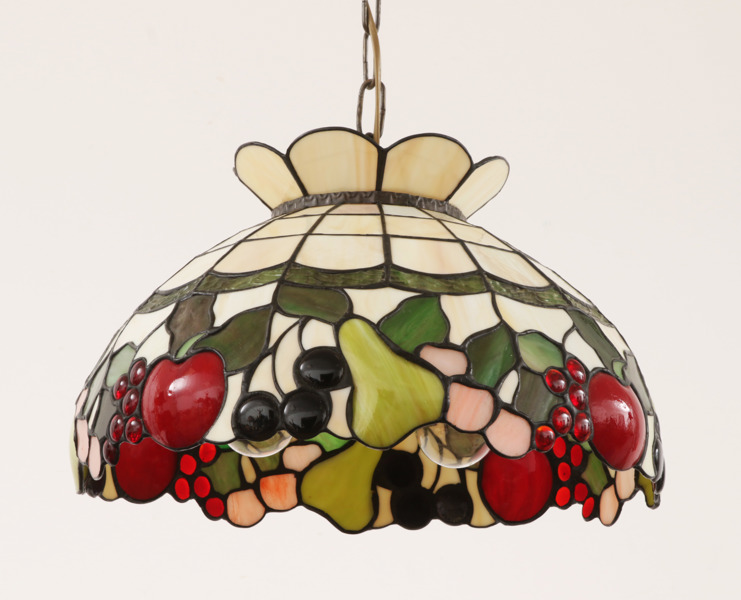 Taklampa, Tiffanystil, 1900-talets slut