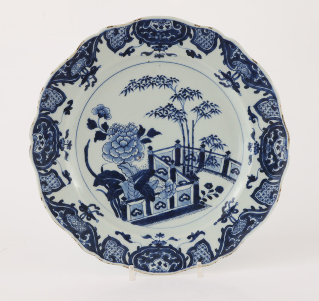 Tallrik, Kina, Qianlong, 1700-tal